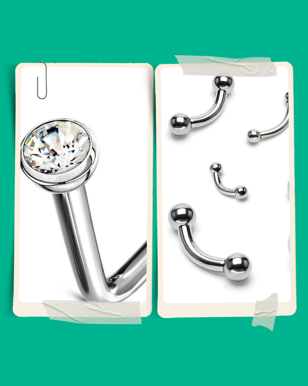 💎 Titanium vs Surgical Steel: What’s Best for Your Piercing?