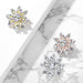 12mm Marquise Flower Dermal Top 14G