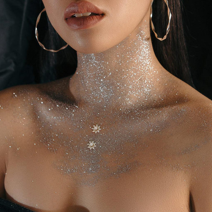 12mm Marquise Flower Dermal Top 14G