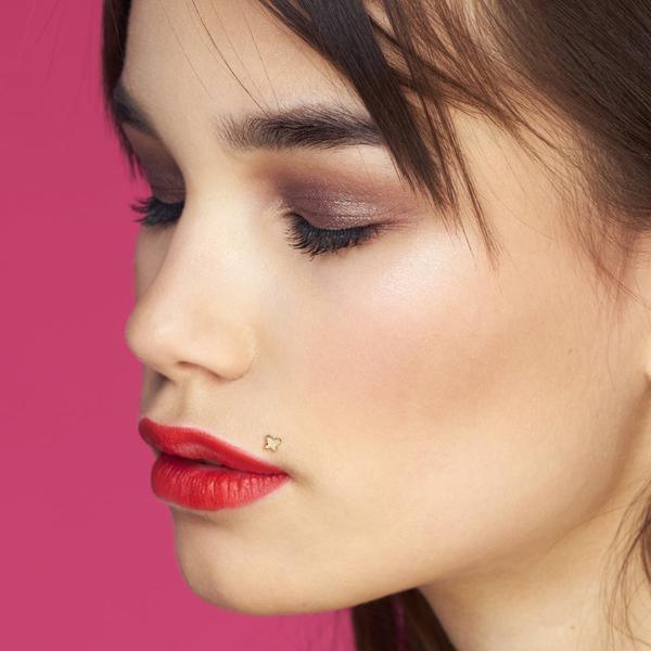 14kt Gold Butterfly Bioflex Labret 16G