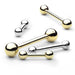 14kt Gold Cartilage Barbell 16G