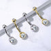 14kt Gold Gem Ball Belly Bar 14G