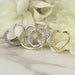 14kt Gold Heart Daith Ring 16G