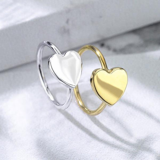 14kt Gold Heart Twist Ring 20G 8mm