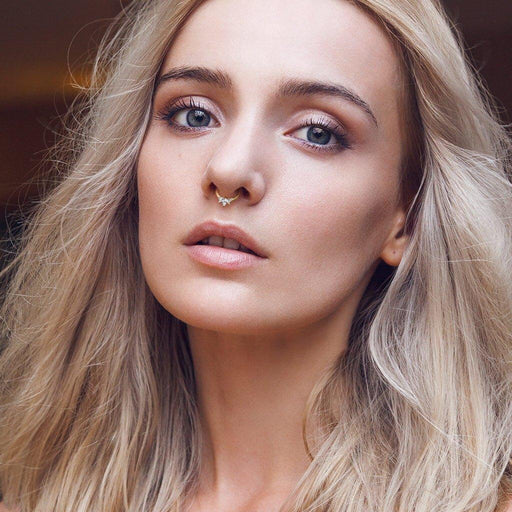 14kt Gold Marquise Gem Hinged Ring 16G