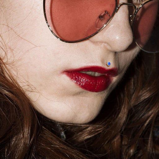 14kt Gold Opal Bioflex Labret 16G