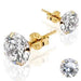 14kt Yellow Gold Martini Stud Earring PAIR