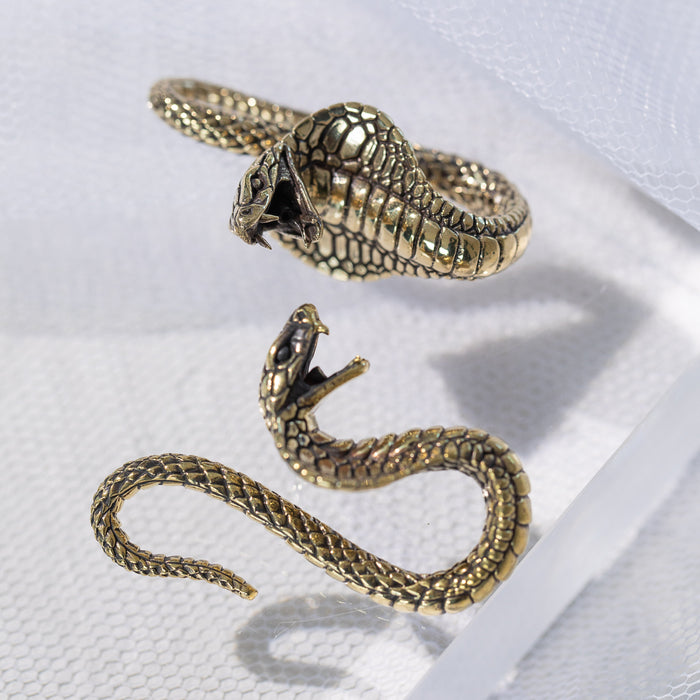 Brass Cobra Ear Weights PAIR
