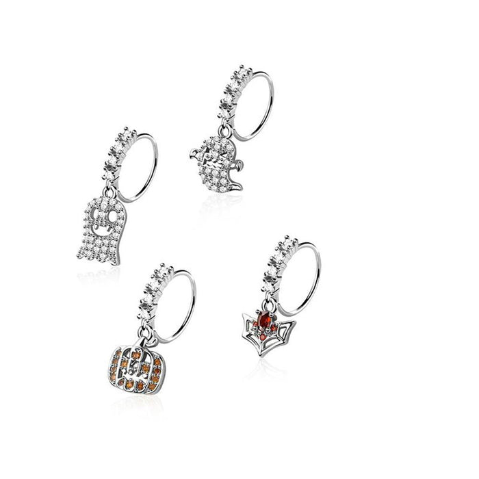 4pc Nose Ring 20G Halloween