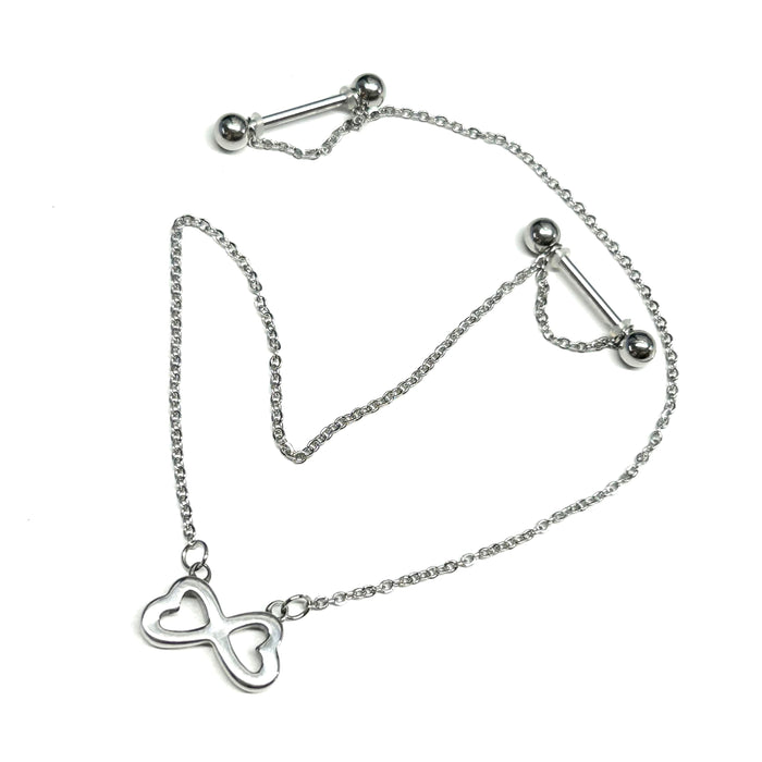 Infinity Heart Nipple Chain