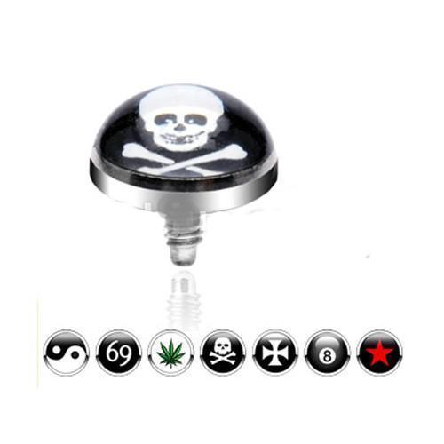 5mm Logo Dermal Top 14G