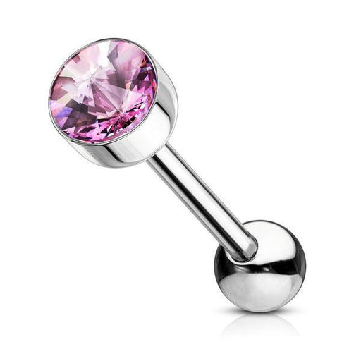 7mm Gem Top Barbell 14G