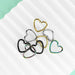 8pc Heart Ring 16G Value Pack