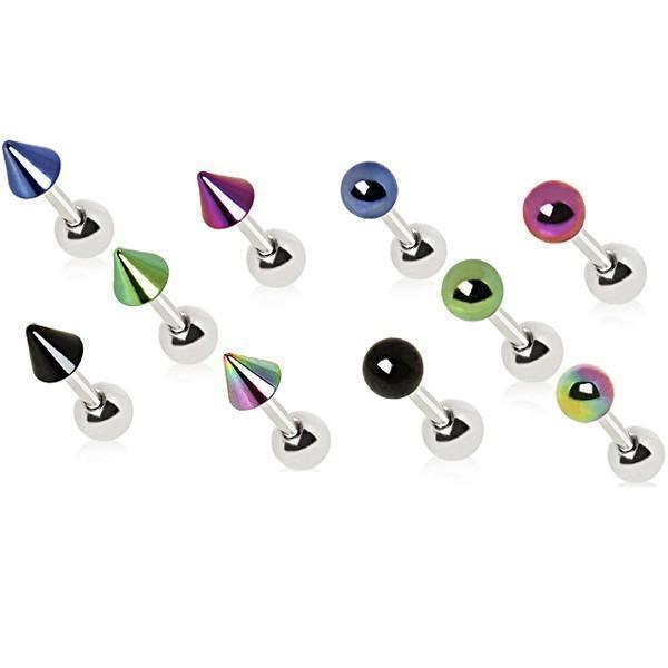 Anodised End Cartilage Bar 16G