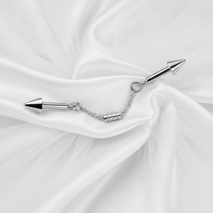 Disc Connector Spike Industrial Bar 14G