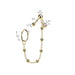 Bead Chain Ring & Cartilage Bar 18G