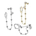 Bead Chain Ring & Cartilage Bar 18G