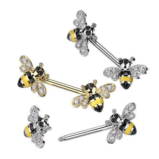 Bee Nipple Bar 14G (Single)