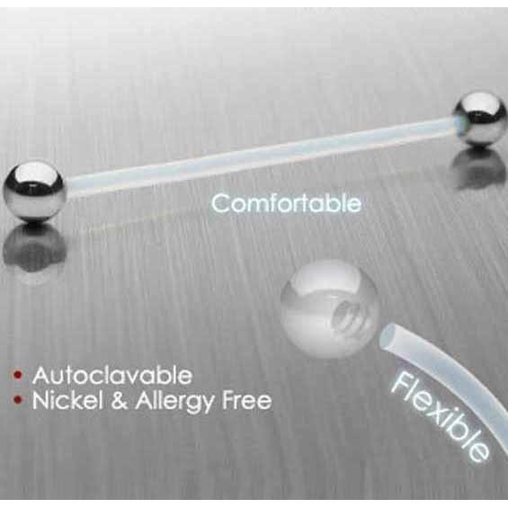 Bioflex Retainer Barbell 16G 14G