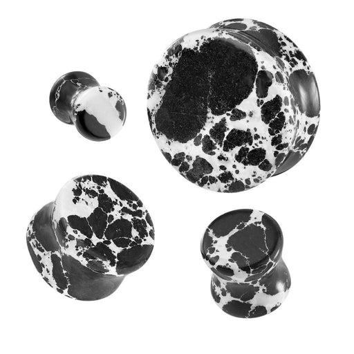 Black Imperial Turquoise Plug 6mm - 25mm