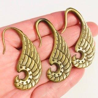 Brass Claw Wing Hanger PAIR