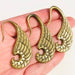 Brass Claw Wing Hanger PAIR
