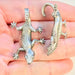 Brass Gecko Ear Weights PAIR