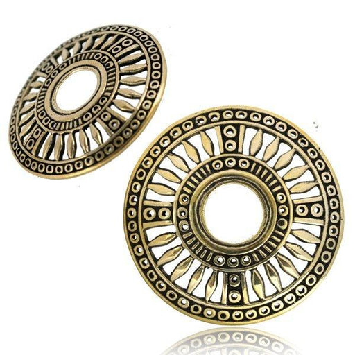 Brass Nipple Disc (Single) (No Barbell)