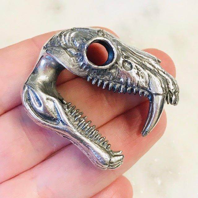 Brass Sabre Tooth Tiger Ear Weights PAIR