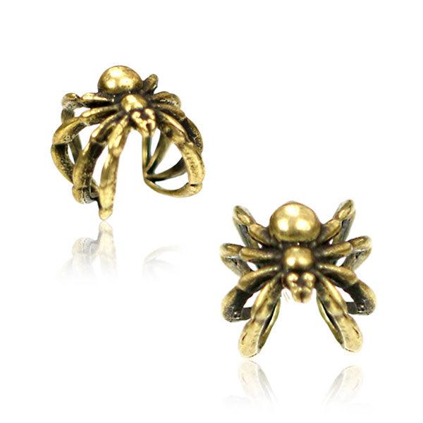 Brass Spider Non-Piercing Ear Cuff