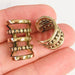 Brass Stacked Non-Piercing Ear Cuff
