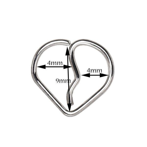 Broken Heart Ring 16G