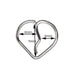 Broken Heart Ring 16G