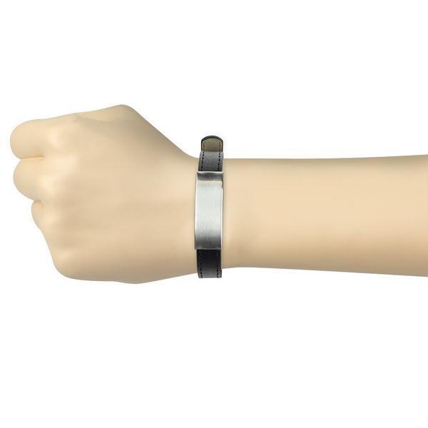 Brushed Plate ID Bracelet