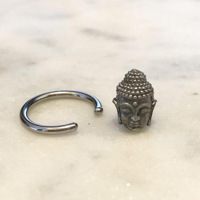 Buddha Captive Ring 16G 14G