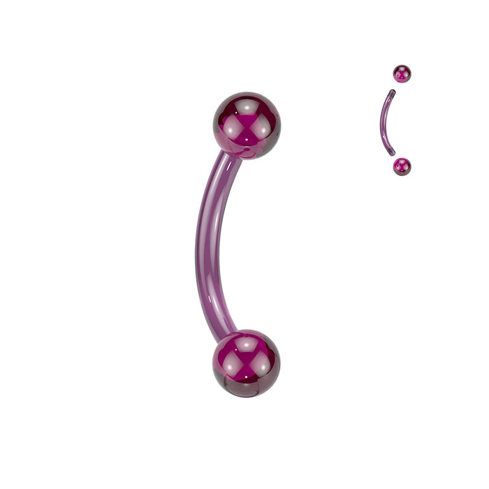 Bioflex Glitter/Solid Curve 16G
