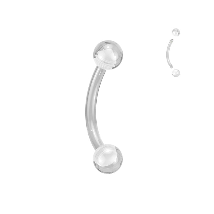 Bioflex Glitter/Solid Curve 16G