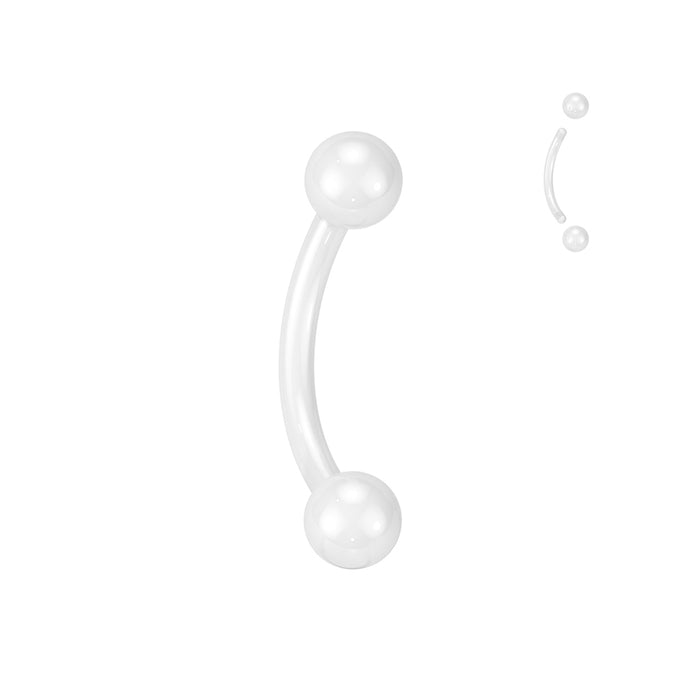 Bioflex Glitter/Solid Curve 16G