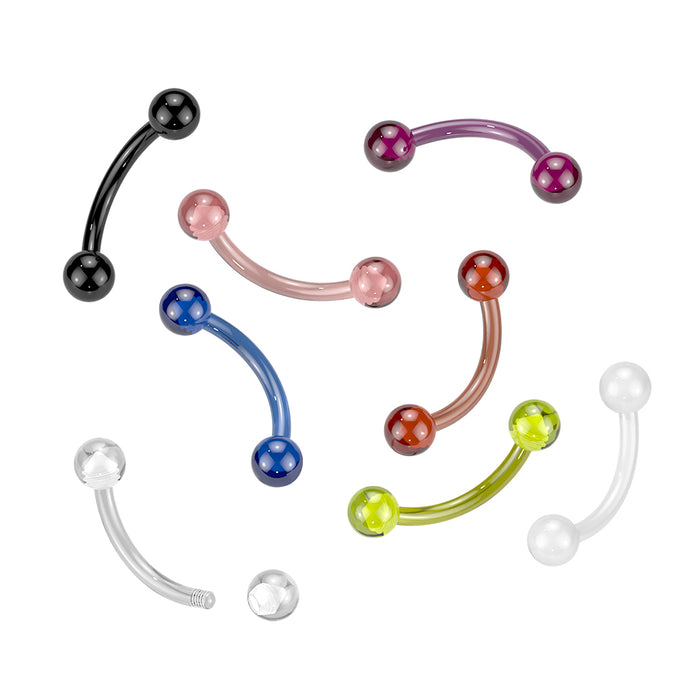 Bioflex Glitter/Solid Curve 16G