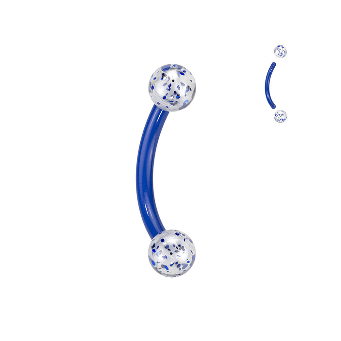Bioflex Glitter/Solid Curve 16G