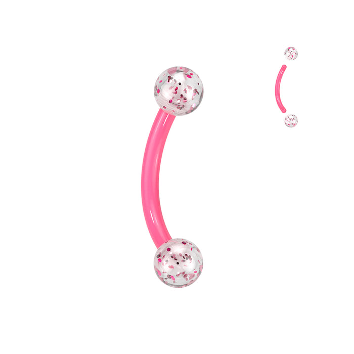 Bioflex Glitter/Solid Curve 16G