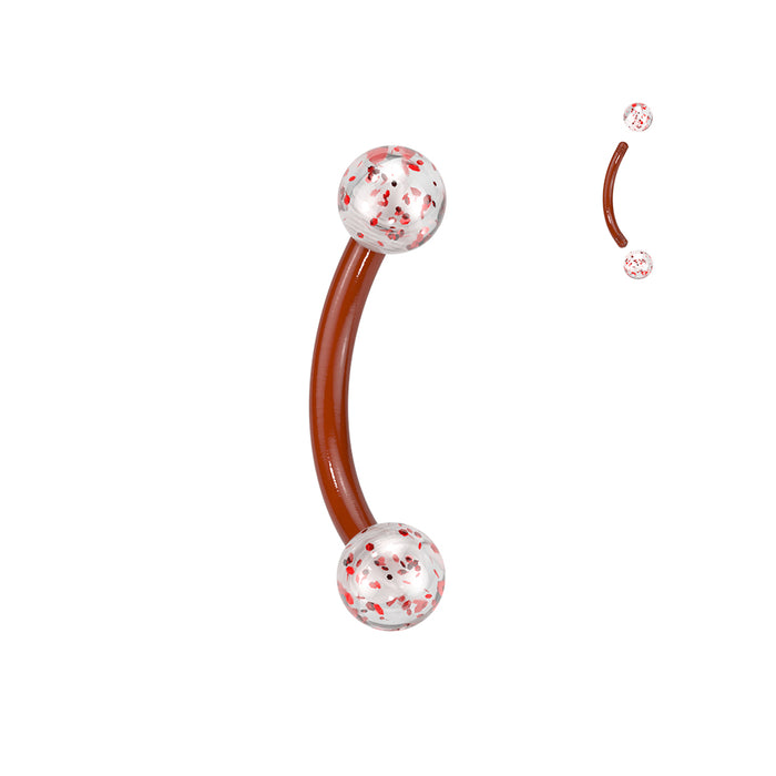 Bioflex Glitter/Solid Curve 16G