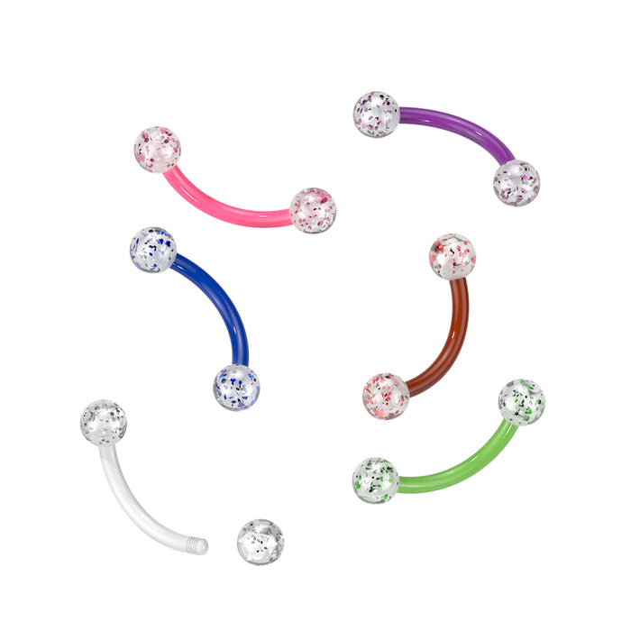 Bioflex Glitter/Solid Curve 16G