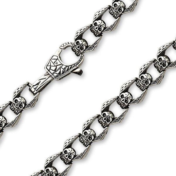 Cast Skull Link Chain
