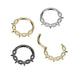 Chain Spike Hinged Ring 16G