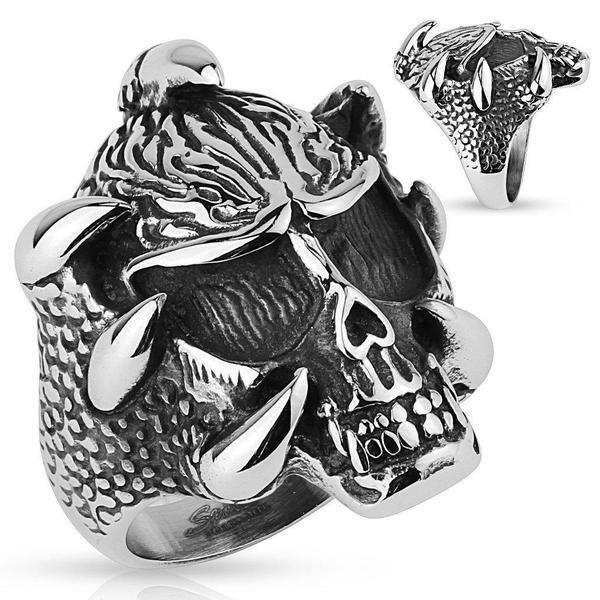 Clawed Skull Ring
