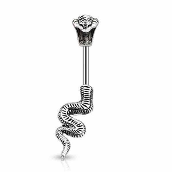 Cobra Belly Bar 14G