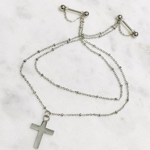 Cross Nipple Chain