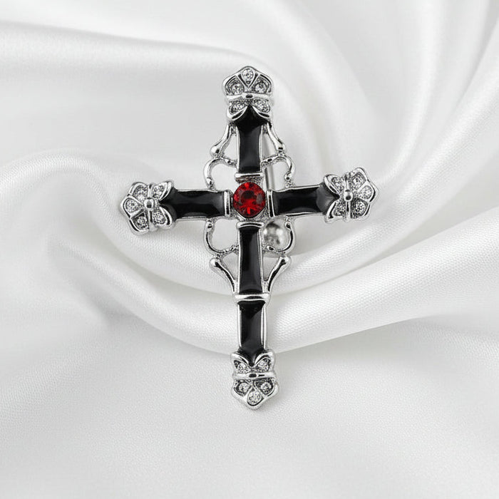Cross top drop belly bar 14G surgical steel 