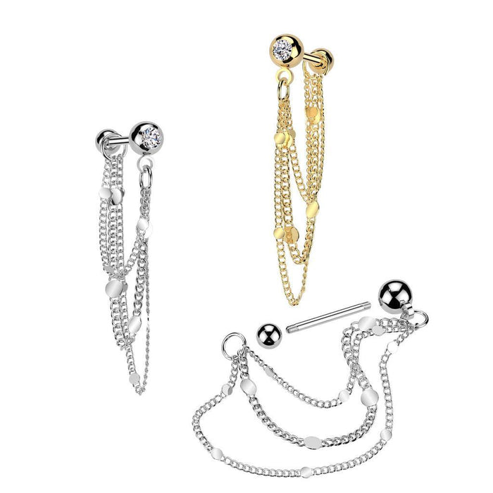 Disc Chain Cartilage Bar